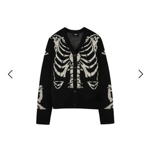Skeleton cardigan